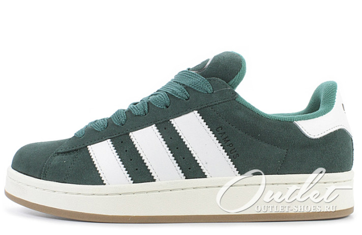 Кроссовки Adidas Campus 00s Forest Glade Green HR1467 зеленые
