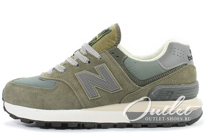 Кроссовки New Balance 574 Legacy Stone Island U574LGST зеленые