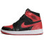 Кроссовки мужские Nike Air Jordan 1 Bred Banned Black Red
