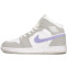 Кроссовки женские Nike Air Jordan 1 Mid Wolf Grey Aluminum